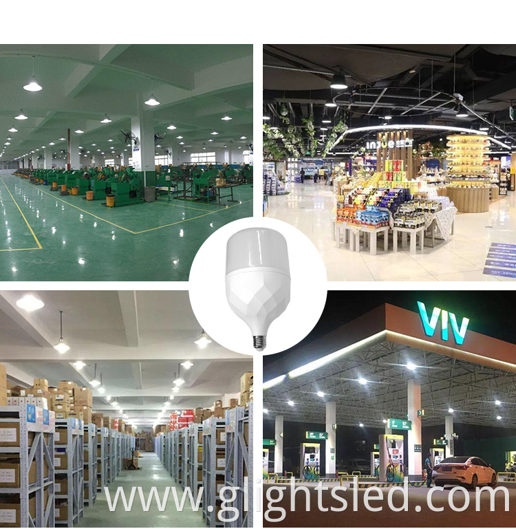 Factory Direct Sale Indoor Office Home 5w 10w 15w 20w 30w 40w 50w 60w Led Bulb Lamp